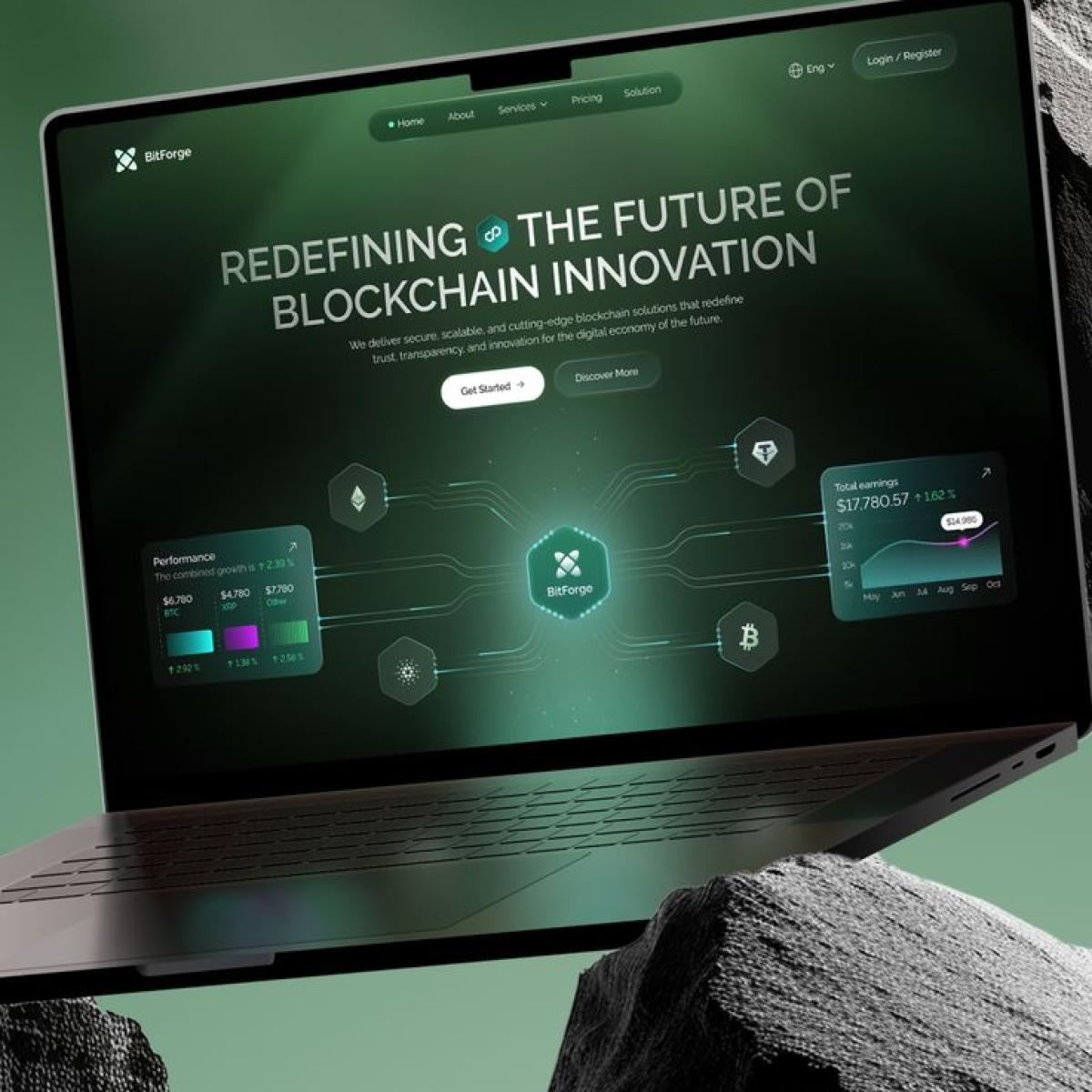 website for Crypto products